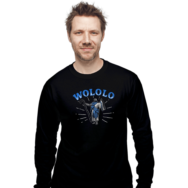 Daily_Deal_Shirts Long Sleeve Shirts, Unisex / Small / Black Wololo