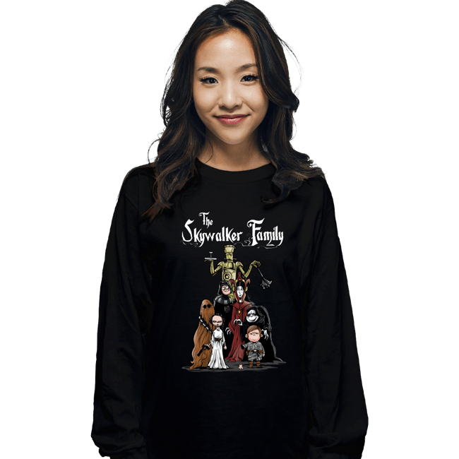 Daily_Deal_Shirts Long Sleeve Shirts, Unisex / Small / Black The Skywalker Family