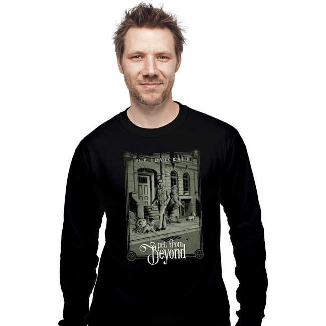 Shirts Long Sleeve Shirts, Unisex / Small / Black Pet From Beyond