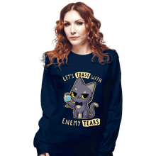 Load image into Gallery viewer, Daily_Deal_Shirts Long Sleeve Shirts, Unisex / Small / Navy Enemy Tears

