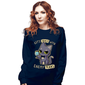 Daily_Deal_Shirts Long Sleeve Shirts, Unisex / Small / Navy Enemy Tears