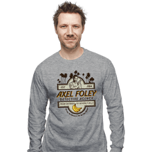 Load image into Gallery viewer, Daily_Deal_Shirts Long Sleeve Shirts, Unisex / Small / Sports Grey Axel Foley Detective Agency
