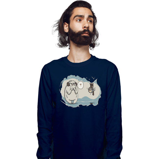 Daily_Deal_Shirts Long Sleeve Shirts, Unisex / Small / Navy Hoth In Here