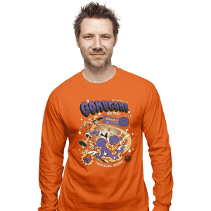 Daily_Deal_Shirts Long Sleeve Shirts, Unisex / Small / Orange Pirate Meal