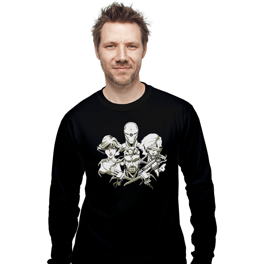 Shirts Long Sleeve Shirts, Unisex / Small / Black Metal Gear Rhapsody
