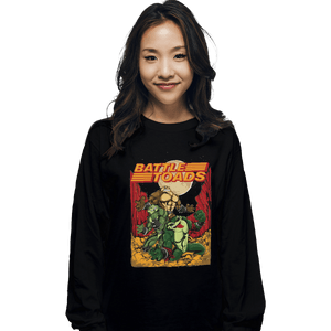 Shirts Long Sleeve Shirts, Unisex / Small / Black Battletoads