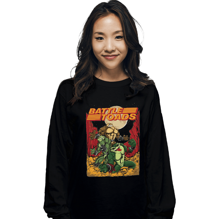 Shirts Long Sleeve Shirts, Unisex / Small / Black Battletoads