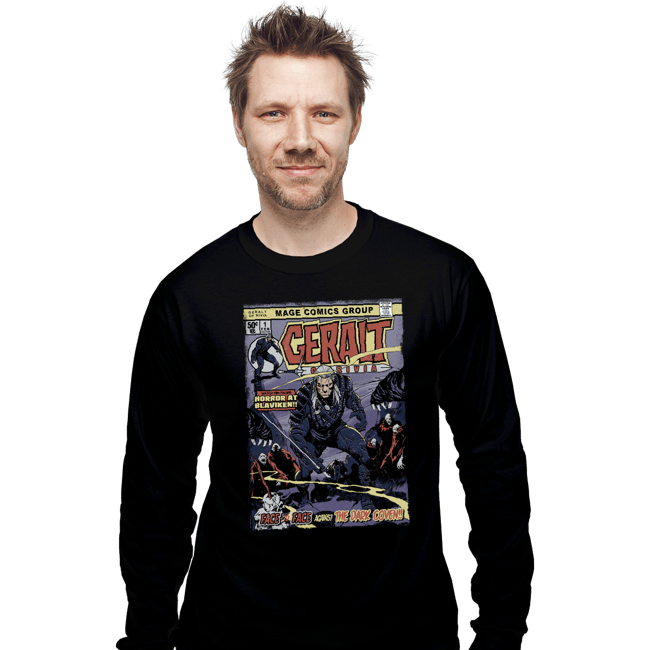 Secret_Shirts Long Sleeve Shirts, Unisex / Small / Black Mage Comics