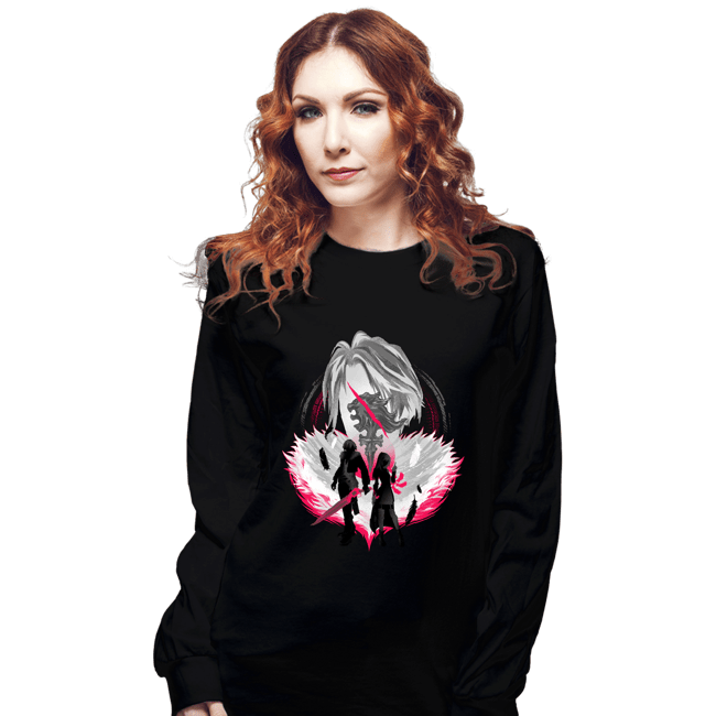 Shirts Long Sleeve Shirts, Unisex / Small / Black Gunblade Silhouette