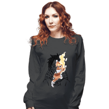 Load image into Gallery viewer, Daily_Deal_Shirts Long Sleeve Shirts, Unisex / Small / Charcoal Power God Of Sun
