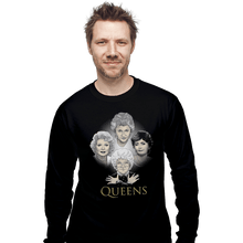Load image into Gallery viewer, Shirts Long Sleeve Shirts, Unisex / Small / Black Golden Queens
