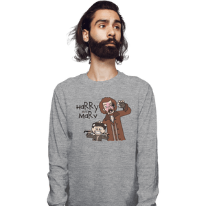 Shirts Long Sleeve Shirts, Unisex / Small / Sports Grey Harry And Marv