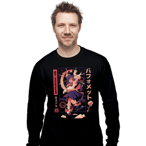 Secret_Shirts Long Sleeve Shirts, Unisex / Small / Black baphomagic girl