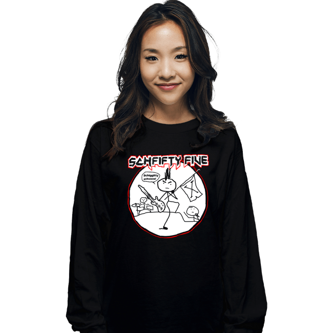 Shirts Long Sleeve Shirts, Unisex / Small / Black Schfifty Five