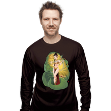Load image into Gallery viewer, Daily_Deal_Shirts Long Sleeve Shirts, Unisex / Small / Dark Chocolate Leia And Jabba
