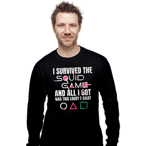 Secret_Shirts Long Sleeve Shirts, Unisex / Small / Black Lousy Squid Shirt
