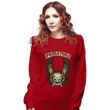 Load image into Gallery viewer, Daily_Deal_Shirts Long Sleeve Shirts, Unisex / Small / Red Predators
