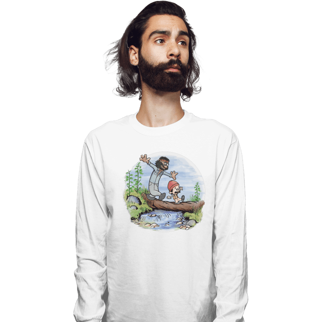 Daily_Deal_Shirts Long Sleeve Shirts, Unisex / Small / White Crossing The Blunt Bridge