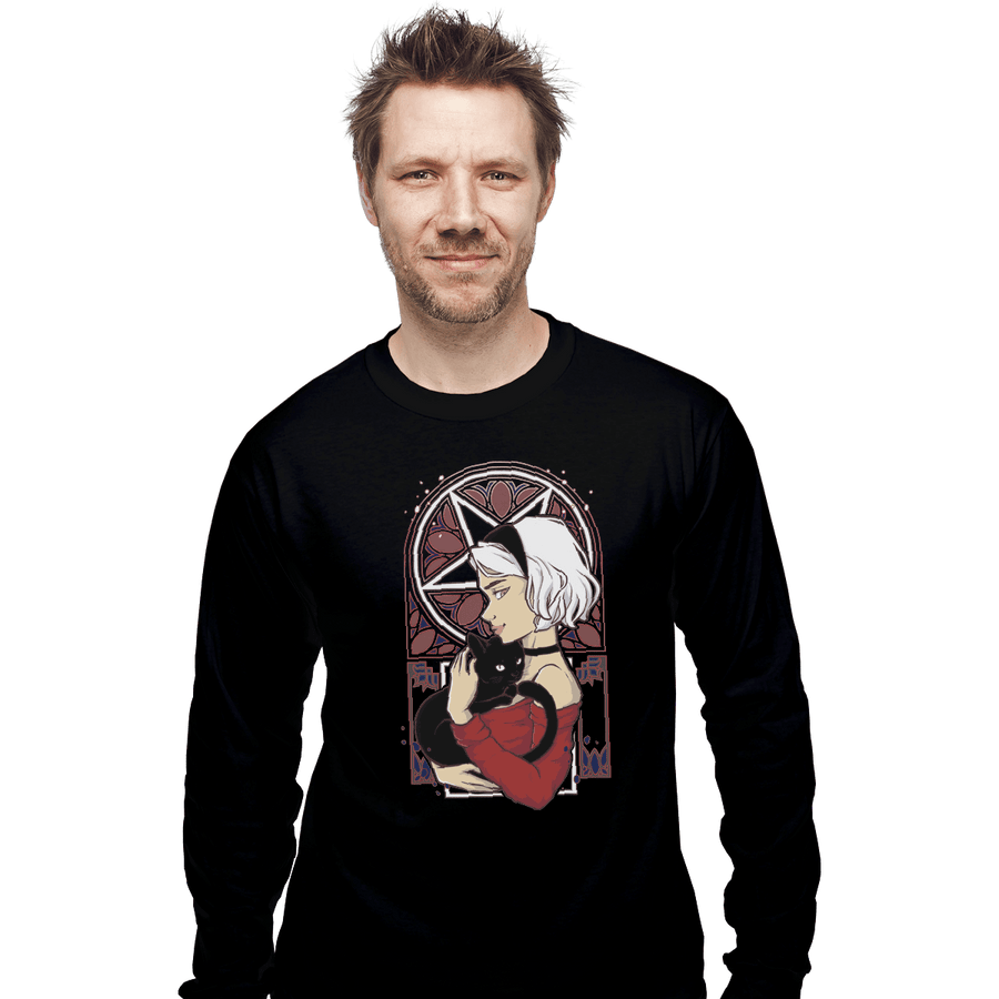 Shirts Long Sleeve Shirts, Unisex / Small / Black Sabrina
