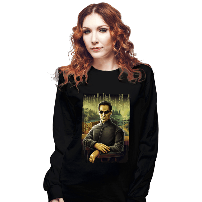 Daily_Deal_Shirts Long Sleeve Shirts, Unisex / Small / Black Mona Neo