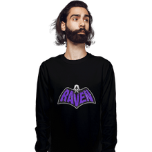Load image into Gallery viewer, Shirts Long Sleeve Shirts, Unisex / Small / Black The Raven
