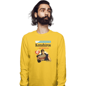 Shirts Long Sleeve Shirts, Unisex / Small / Gold Kenshiros