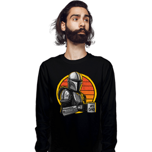 Secret_Shirts Long Sleeve Shirts, Unisex / Small / Black Best Mando Dad