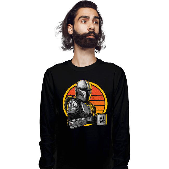 Secret_Shirts Long Sleeve Shirts, Unisex / Small / Black Best Mando Dad