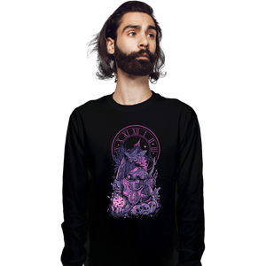 Daily_Deal_Shirts Long Sleeve Shirts, Unisex / Small / Black Corridors Of Time