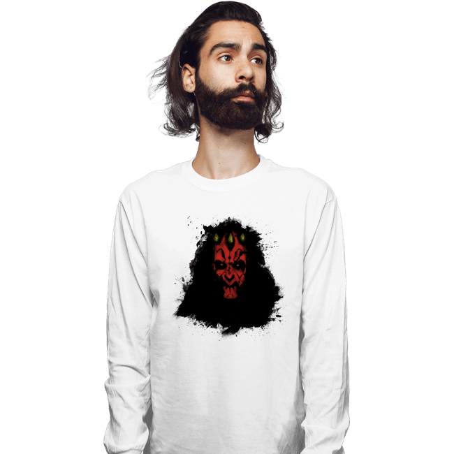 Shirts Long Sleeve Shirts, Unisex / Small / White Sith Splatter