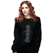 Load image into Gallery viewer, Shirts Long Sleeve Shirts, Unisex / Small / Black Dragon Mood Totem
