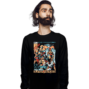 Secret_Shirts Long Sleeve Shirts, Unisex / Small / Black HB Superheroes