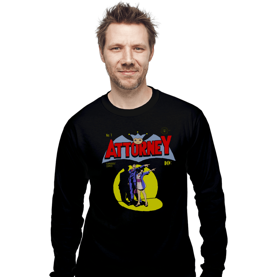Shirts Long Sleeve Shirts, Unisex / Small / Black Turnabout Comics
