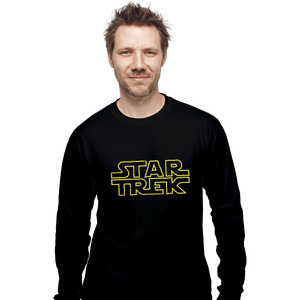 Shirts Long Sleeve Shirts, Unisex / Small / Black Star Trek Wars