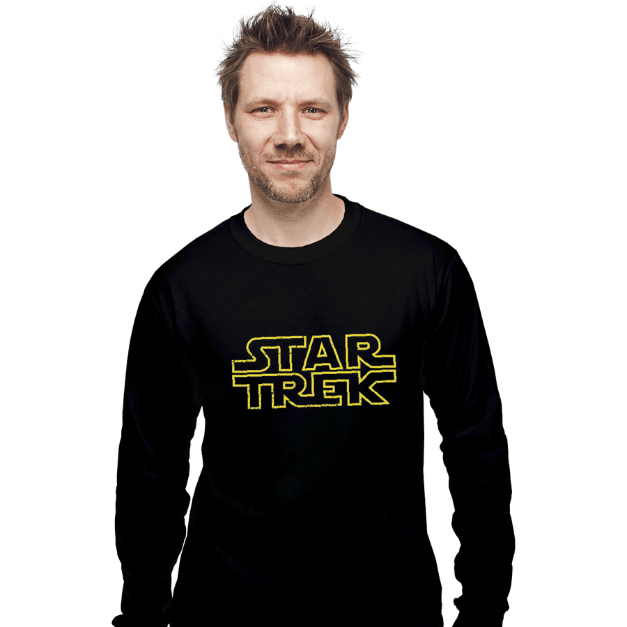 Shirts Long Sleeve Shirts, Unisex / Small / Black Star Trek Wars