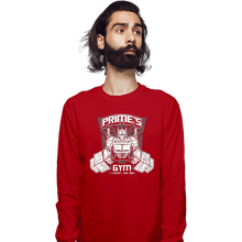 Load image into Gallery viewer, Shirts Long Sleeve Shirts, Unisex / Small / Red Prime&#39;s Gym
