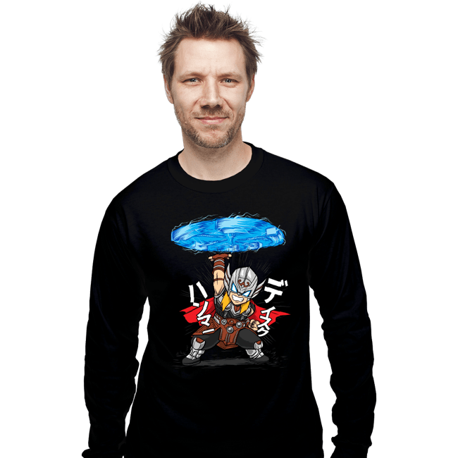 Daily_Deal_Shirts Long Sleeve Shirts, Unisex / Small / Black Hammer Disc