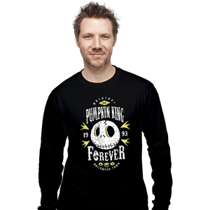 Shirts Long Sleeve Shirts, Unisex / Small / Black Pumpkin King Forever