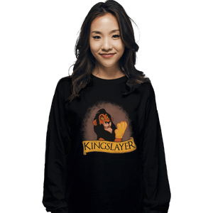 Shirts Long Sleeve Shirts, Unisex / Small / Black Kingslayer!