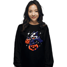 Load image into Gallery viewer, Shirts Long Sleeve Shirts, Unisex / Small / Black Felix The Cat
