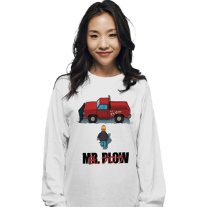 Daily_Deal_Shirts Long Sleeve Shirts, Unisex / Small / White Plowkira