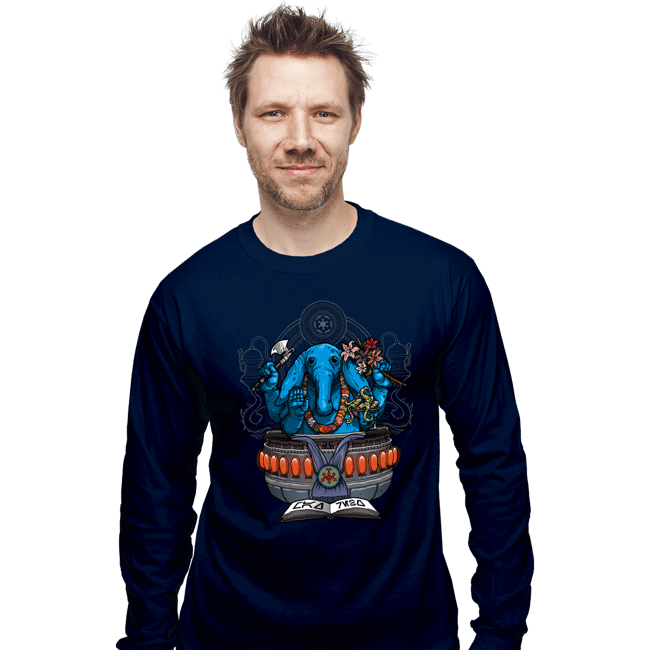 Shirts Long Sleeve Shirts, Unisex / Small / Navy Galactic Grooves
