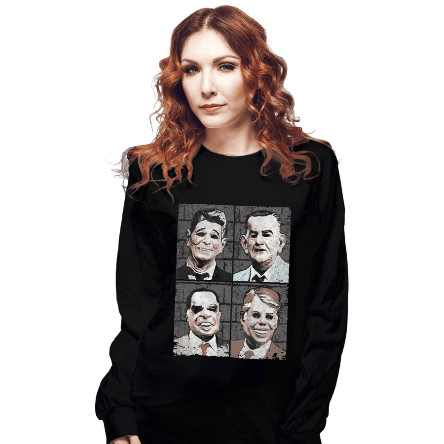 Shirts Long Sleeve Shirts, Unisex / Small / Black Ex Prez