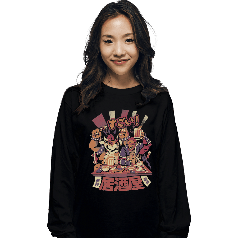 Shirts Long Sleeve Shirts, Unisex / Small / Black Villains Izakaya