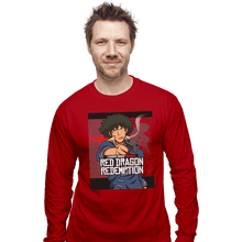 Load image into Gallery viewer, Shirts Long Sleeve Shirts, Unisex / Small / Red Red Dragon Redemption
