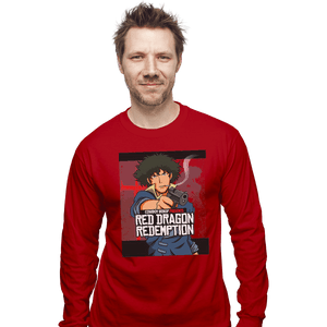 Shirts Long Sleeve Shirts, Unisex / Small / Red Red Dragon Redemption