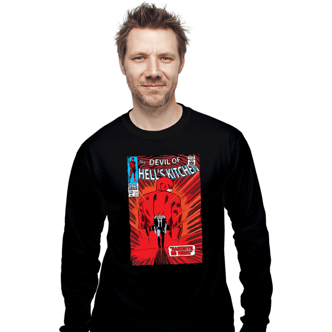 Shirts Long Sleeve Shirts, Unisex / Small / Black Daredevil No More!