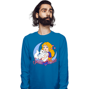 Daily_Deal_Shirts Long Sleeve Shirts, Unisex / Small / Sapphire Sailor Moon USA