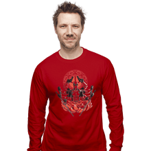 Load image into Gallery viewer, Shirts Long Sleeve Shirts, Unisex / Small / Red Zenpool
