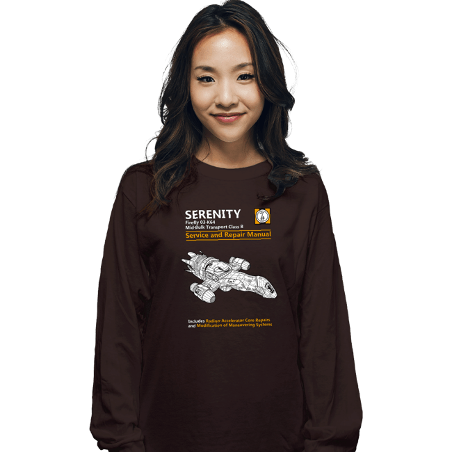 Shirts Long Sleeve Shirts, Unisex / Small / Dark Chocolate Serenity Service And Repair Manual